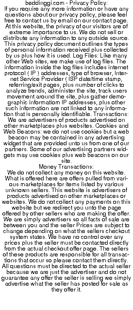 beddinggi privacy