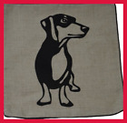 00450-98-016-d1 Curtain Chic Faithful Companions Pillow Cover Dachshund Home 782776065734