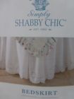 060140231 Simply Shabby Chic Lace White Twin Bedskirt Bed 490601400642
