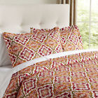 104dfab39084491d82c9f8bc8a7ec111 Charlton Home Rowan Pink Orange Sham Set Of