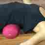 11008-a6 Peach Blossom Yoga Meditation Back Bolster Cushion Lumbar Support Firm Pillow Restorative 646437083607