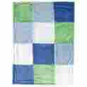 10250443 12-panel Hudson Baby Multi-fabric Blanket Blue Bedding 885919191243