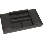 125-3 Royce Leather Mens Valet Tray Black 794809039766