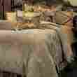 Bcs-qs12-elzbth-aqa 13-pc Michael Amini Aico Elizabeth King Damask Bedding Set 882945117704