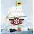7147316 14028 Wallies Wallcoverings Peel Stick Vinyl Headboard Pirate 714731140286