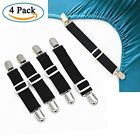 14200963 Greesuit Adjustable Bed Sheet Fasteners Suspenders Corner Holders 607376902817