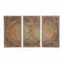 8373037 14819 Benzara The Classic Set Of 3 Wood Wall Panel 837303148197