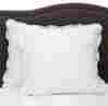 175765 Melange Home Handmade Crochet Cotton Euro Sham Set Of 2
