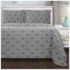 190052038431 No Brand Superior Trellis Reversible Duvet Cover Set