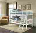 2-1-bunk Cameron Studio Style Newport Titleist Beds Solid Wood Gardrail Ladder Converts To 2 Twin Size Stack Kids