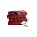 27045762021 027045762021 Sunbeam Heated Fleece Electric Red Blanket Full