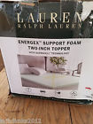 300.00 Energex Ralph Lauren New 2 Support Foam Mattress Topper Twin Orig 025695905331