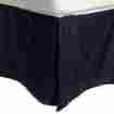 300qnbs Impressions Slnb 300 Queen Bed Skirt Egyptian Cotton Solid Navy Blue 855031005315