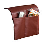 32238 Collections Etc Patchwork Leather Armchair Storage Saver By