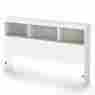 3260098 South Shore Sparkling Bookcase Headboard In Pure White 066311047110