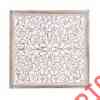 34133 Benzara Wall Panel Fascinating Wood Styled