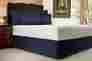 3714qnav Shop Bedding Navy Sateen Stripe Tailored Bed Skirt With 14in Drop Queen Skirts 717471675438