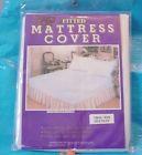 39x76x8 Twin Size Handy Home New Sealed Plastic Fitted Open Bottom Mattress Cover Easy Clean 043055310694
