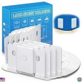 B0f9wjkknp 3m Fitted Bed Sheet Holders With Clips Adjustable Straps For All Mattress Sizes