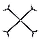 43214-28051 Jiaufmi Crisscross Adjustable Bed Sheet Straps Black Fitted Matress Sus