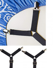 43224-12143 Feelathome Bed Sheet Holder Straps Pack Of Suspenders 651950997478