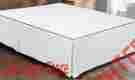 508184 Bed Skirt Queen Size Quality Cotton Pleated 15 Drop White Soft Bedding New 034687508184