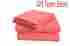 508221 Queen Size Sheet Set 4 Piece Deep Pocket Comfort Microfiber Coral Bedding New 034687508221
