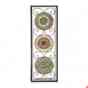 51054 Metal Wall Attractive Styled Panel Benzara Wood