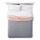 51957540 Xhilaration New Mint Coral Printed Quilt 490601009722