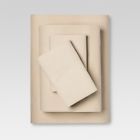 52218256 Threshold New Flannel Sheet Set King Brown Linen 490622611416