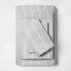 52819575 Project Modern Sheet Set Twin Gray Stripe Thread 490620800249