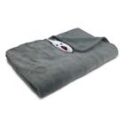 53590601 Biddeford Blankets New Microplush Electric Throw Charcoal Gray 657812161223