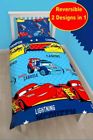 5425039183459 Disney Duvet Cover Pillowcase Child Cars Reversible New