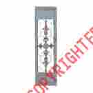 8373037 55256 Benzara Rusty And Attractive Wood Metal Wall Panel 837303552567