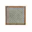 7586477 58568 Benzara Compelling Metal Wood Wall Panel 758647585687