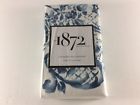 608381237680 Elodie Cotton Pique White Blue Standard Pillow Sham