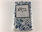 608381237697 Elodie Cotton Pique White Blue King Pillow Sham