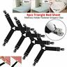 6290930129924 Unbranded Bed Suspender Straps Mattress Fastener Holder Triangle