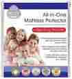68274 All In One Allergy Mattress Cover Queen Size Bed Bug Blocker Dust Mite Stain Resistant 733281492843