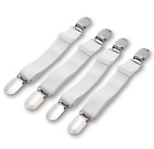 65701 7 57440 0 Adjustable Bed Sheet Holder Gripper Corner Straps Clips