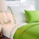 70325098k230 Caravelle Sateen Embroidered Thread Count Ribbon Pilllow Case 190212490512