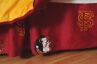 842141007209 College Covers Florida State Seminoles Printed Dust Ruffle