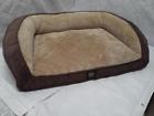 842699000639 Serta Orthopedic Quilted Couch Large Mocha