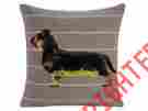 844290 Square Decorative Pillow Cover Iosis For Yves Delorme New Long Haired Dachshund French Woven Tapestry 3609668442909