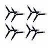 8541803559 Glevel Triangle Adjustable Bed Sheet Fasteners Suspenders Straps Black Set