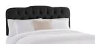 859217049155 Skyline Furniture Surrey Full Tufted Headboard Black Velvet