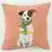 866017 Square Decorative Accent Pillow With Insert Iosis For Yves Delorme Monsieur Jack Russell Dog Sqaure Throw New