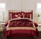 879421005044 No Brand Nanshing Angela Jacquard Comforter Set Red