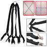 883099522611 Unbranded Adjustable Bed Fitted Sheet Straps Suspenders Gripper