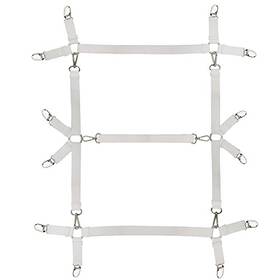 Djjg-12 Acoser Bed Sheet Straps Fitted Clips Adjustable Fasteners For White